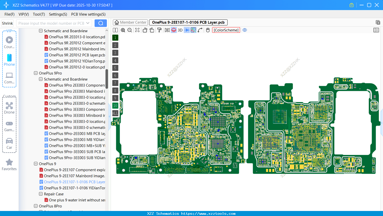 OnePlus 9-2EE107-1-0106 PCB Layer